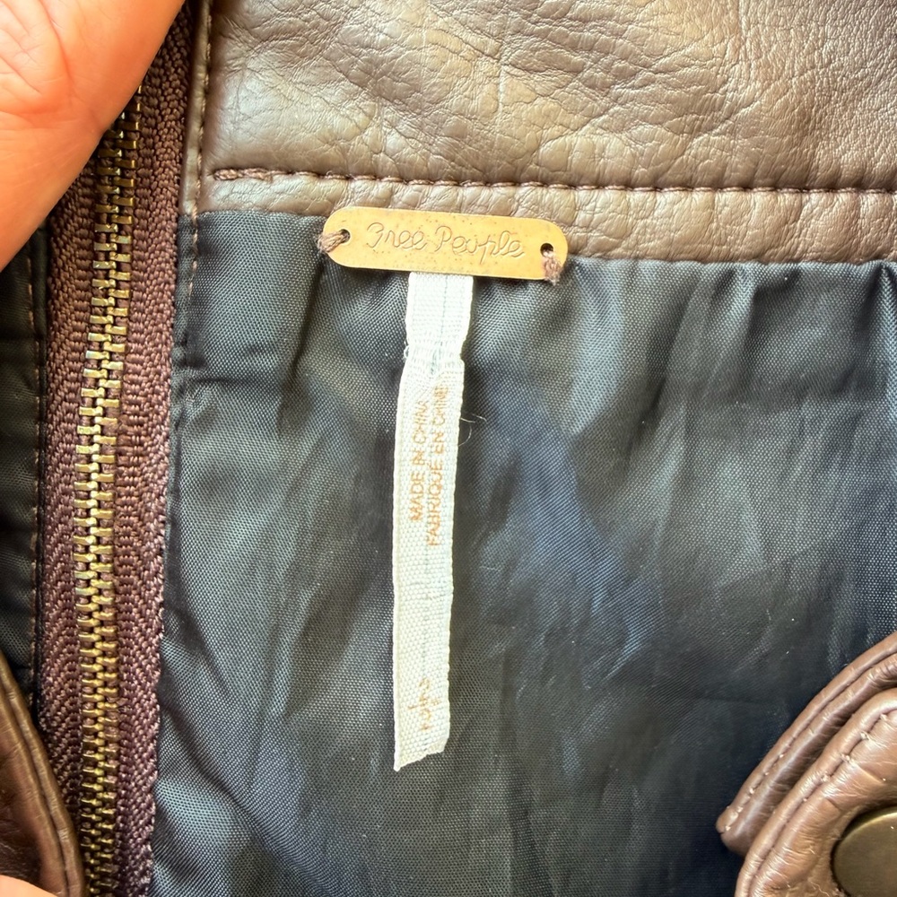 Free people Vegan Faux Leather Mini Skirt - Picture 7 of 7